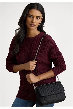 Stevie Msngr-Crossbody-Medium-Qlt Rfn Nyln/Crshch LAUREN RALPH LAUREN | Tracolla | 431P04319003
